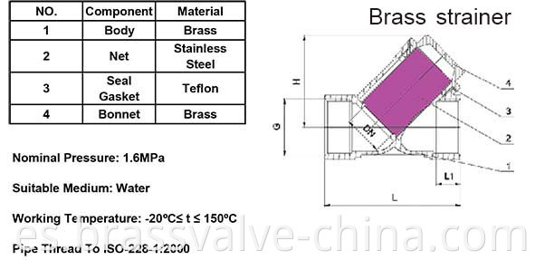 brass strainer 2